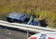FOTO| S-a răsturnat cu mașina pe Autostrada București -Constanța