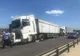 Accident cu patru tiruri pe A4. Circulație restricționată