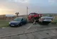 FOTO Impact violent la Babadag. O persoană încarcerată