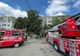 Incendiu într-un bloc din Medgidia. O persoană transportată la spital cu elicopterul