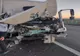 FOTO Impact violent între două camioane pe Autostrada A2. O persoană încarcerată
