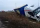 FOTO Accident pe A2- TIR ieșit de pe carosabil