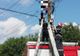 Alertă la Negru Vodă. Persoană electrocutată, rămasă suspendată în firele de tensiune