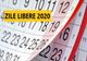 Zile libere legale 2020
