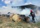 FOTO Incendiu violent la o fermă agricolă din județul Tulcea